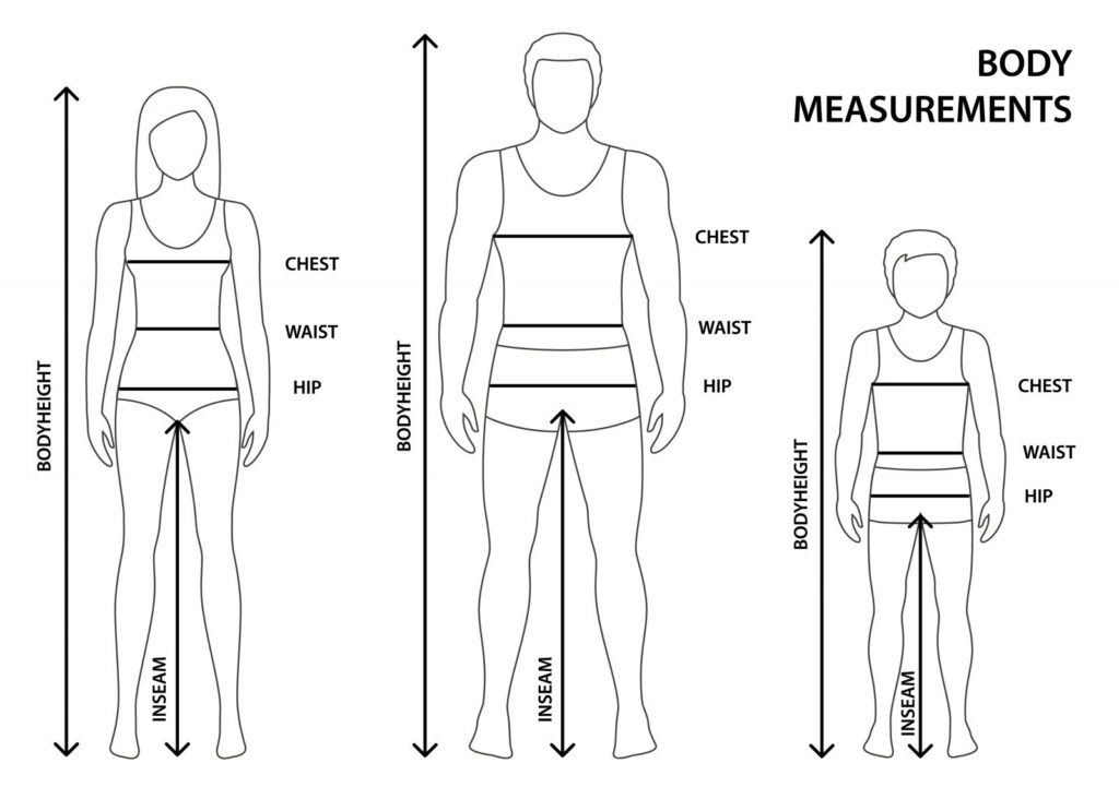 How to check your clothing measurements before coming to shop