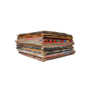 Stack of records